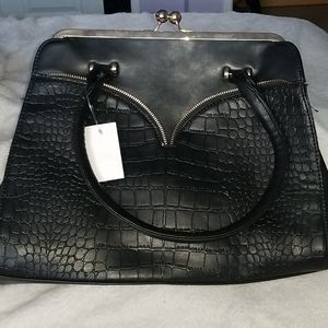 Large black purse